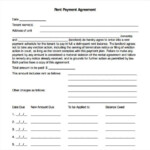 16 Payment Plan Agreement Templates Word Excel Samples