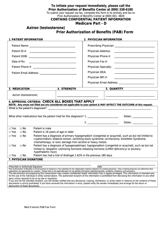 22 Medicare Prior Authorization Form Templates Free To Download In PDF