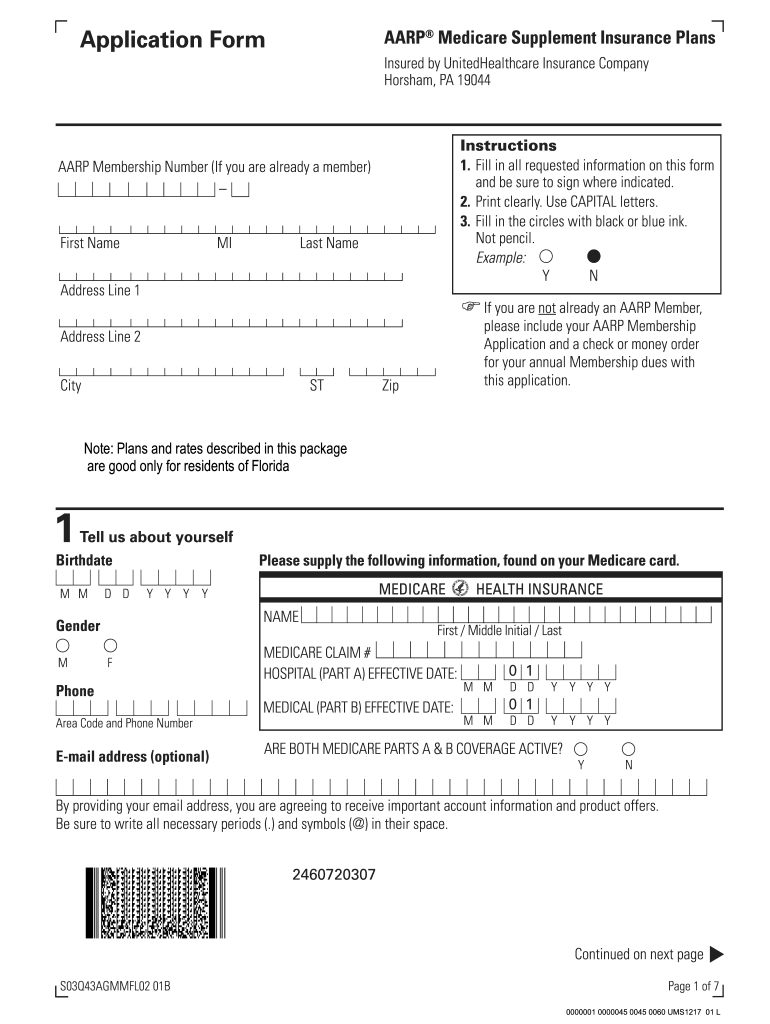 Aarp Application Fill Out And Sign Printable PDF Template SignNow