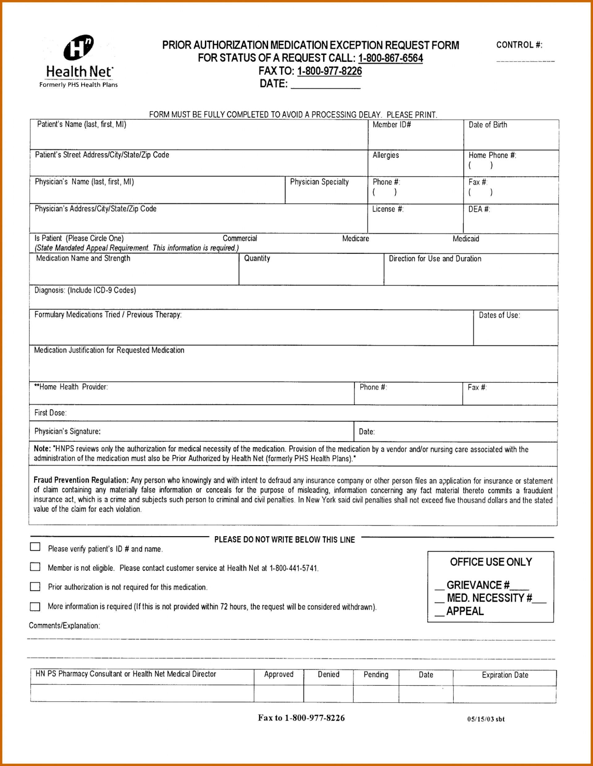 Aarp Medicare Rx Prior Auth Form Universal Network