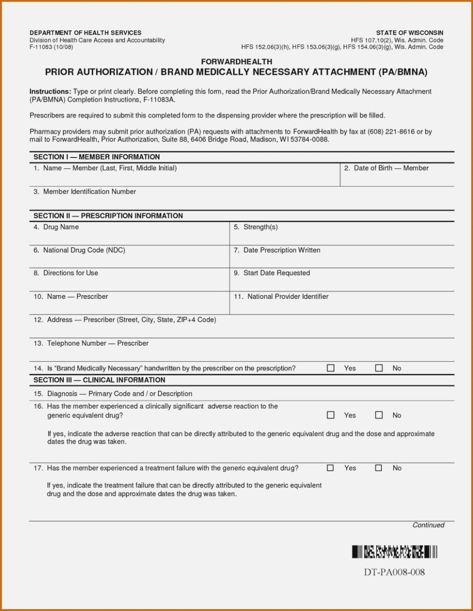 Aarp United Healthcare Medicare Prior Authorization Form Universal 