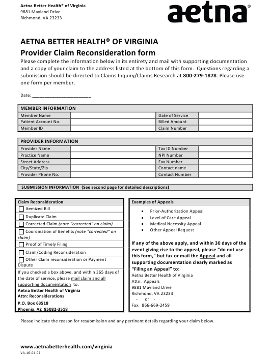 Aetna Better Health Of Wv Prior Auth Form The Gray Tower