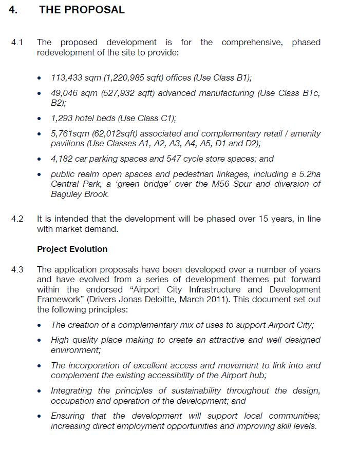 AirportWatch Outline Planning Application For Manchester Airport City