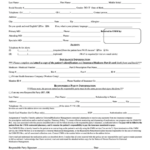 Application For Services Responsible Party Authorization Printable