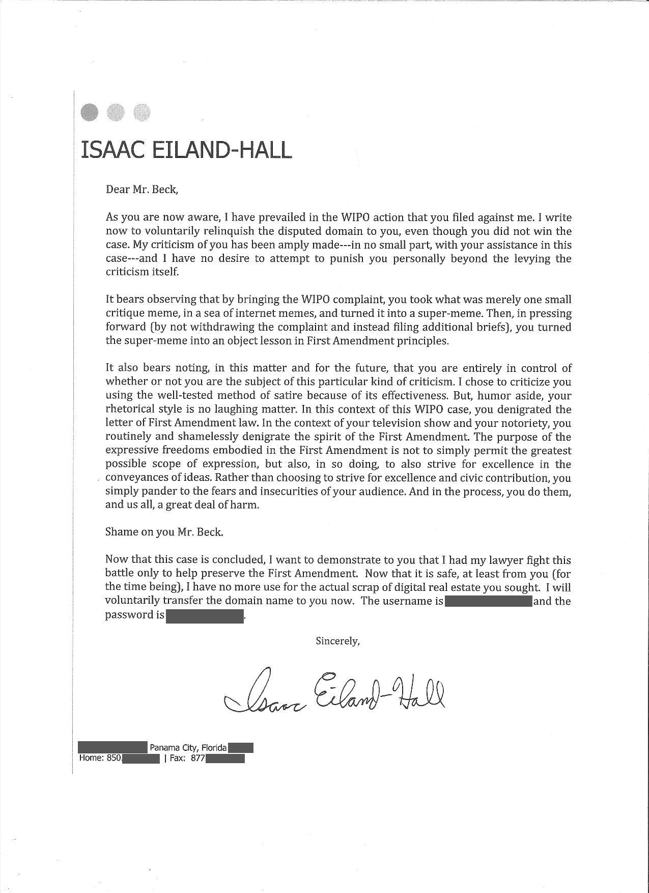 Application Letter For City Hall