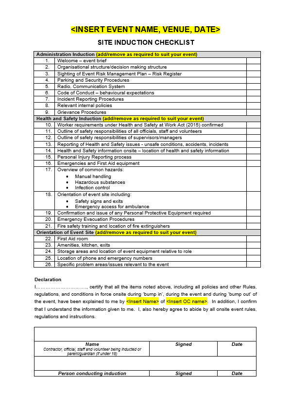 Area Groups OCs Resources ESNZ