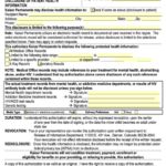 Authorization For Use Or Disclosure Of Patient Health Information Form