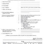 Bsnl Application Form For Closure Surrender Of Broadband