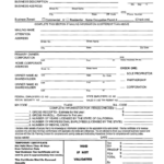 Business Operations Tax Application Form City Of Sacramento Printable