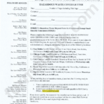 Cesqg Waste Inventory And Certification Form San Luis Obispo County