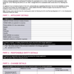 Change Application Form Department Of Infrastructure Local