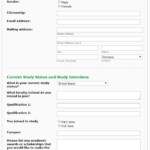Create An Application Form Preparing For The School Season The