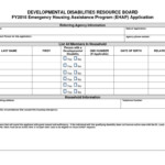 Emergency Housing Assistance Application fy18 DDRB