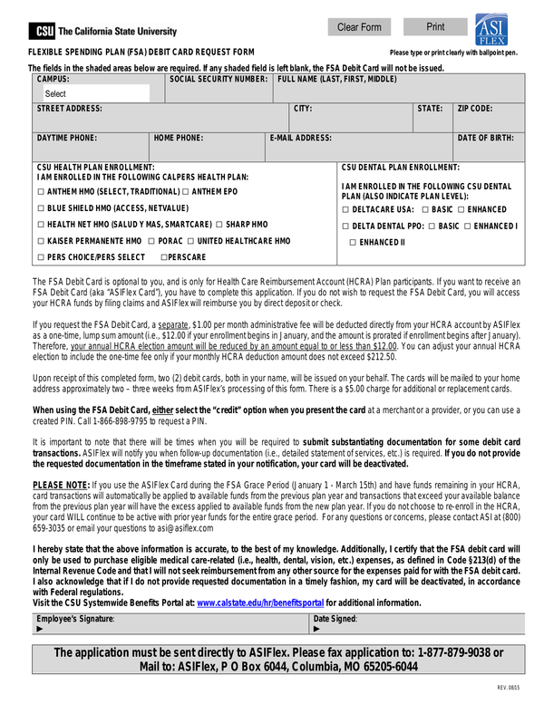 Fill Free Fillable Forms California State University Fresno