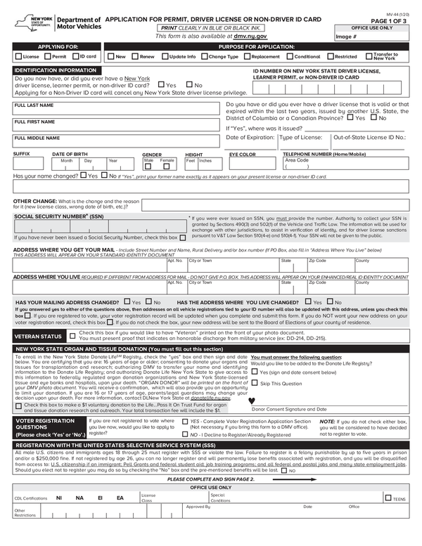 Fill Free Fillable Forms For New York State