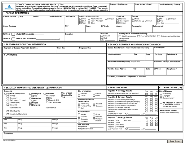 Fill Free Fillable Forms Pima County Government