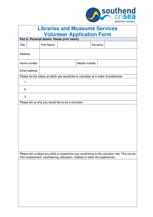 Fill Free Fillable Southend on Sea Borough Council PDF Forms