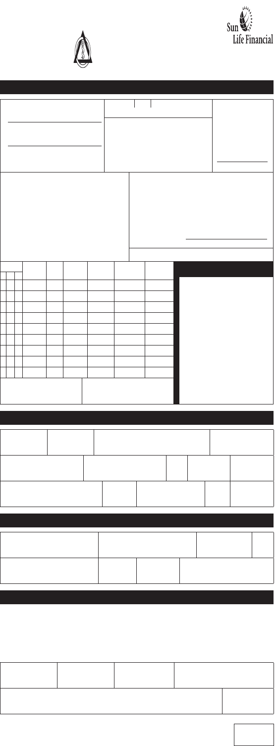 Fill Free Fillable Sun Life Financial Dental Claim Form PDF Form