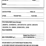 Fill Free Fillable ZONING PERMIT APPLICATIONS PDF Form