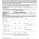 Fillable Form Enr 008b Out Of Area Benefits For Dependents Template