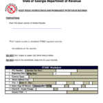 Fillable Form It560c Payment Of Income Tax Georgia Department Of