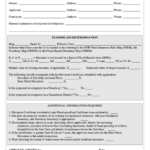 Floodplain Zoning Permit Application Form City Of Claremont Printable