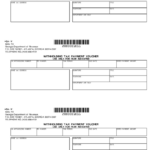 Form Ga V Withholding Tax Payment Voucher Use Only For Year Indicated