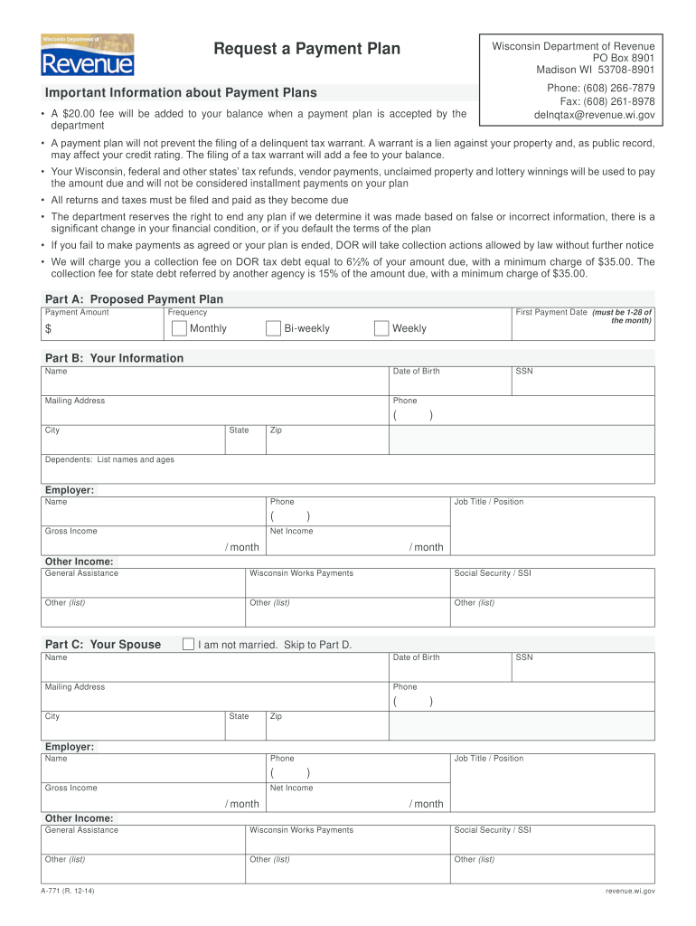 Forms A771 And A771A Fill Out And Sign Printable PDF Template SignNow