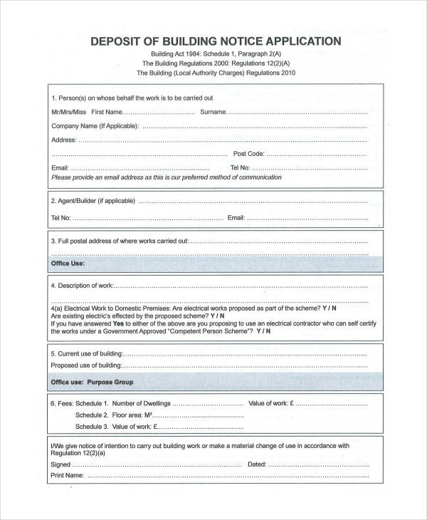 FREE 27 Notice Forms In PDF