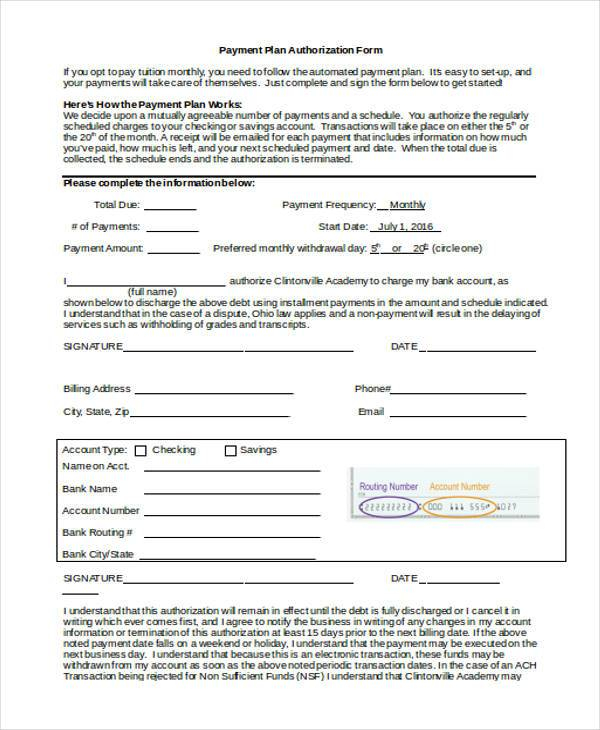 FREE 27 Sample Authorization Forms In MS Word