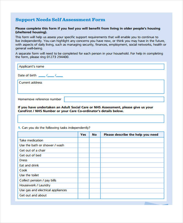 FREE 31 Needs Assessment Forms In PDF MS Word Excel