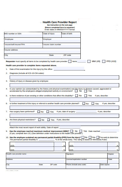 FREE 32 Healthcare Forms In PDF MS Word