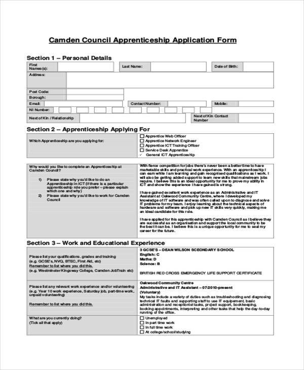 FREE 46 Application Forms In PDF MS Word Excel