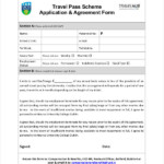 Free Bus Pass Application Form