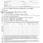 Group Medical Dental Insurance Form Printable Pdf Download