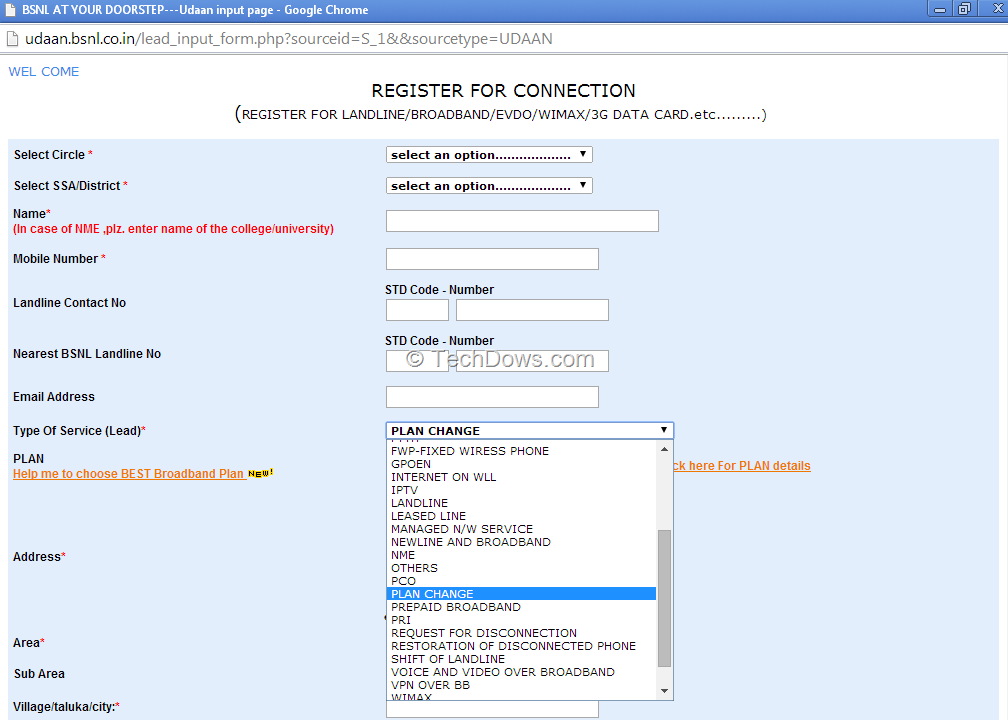 How To Change Your BSNL Broadband Plan Online