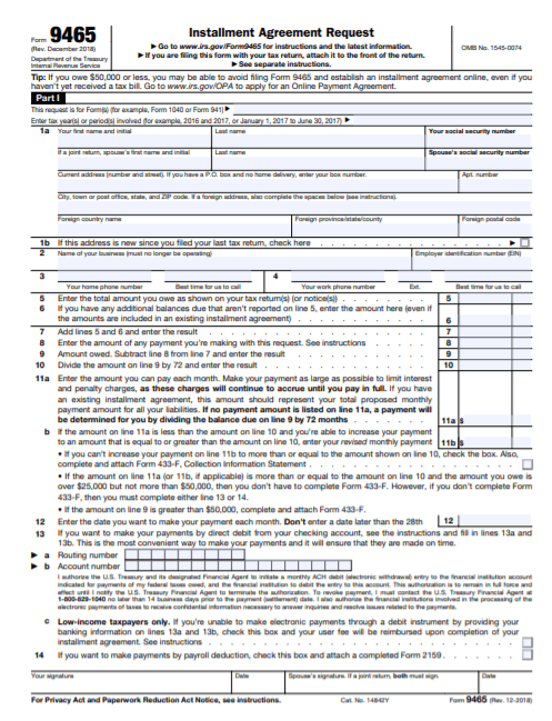 Irs Payment Plan Form Online - PlanForms.net