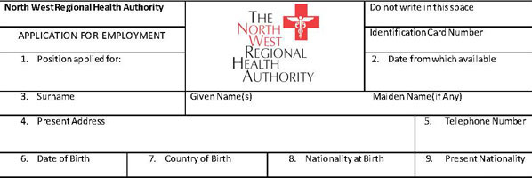 HR Vacancies The North West Regional Health Authority