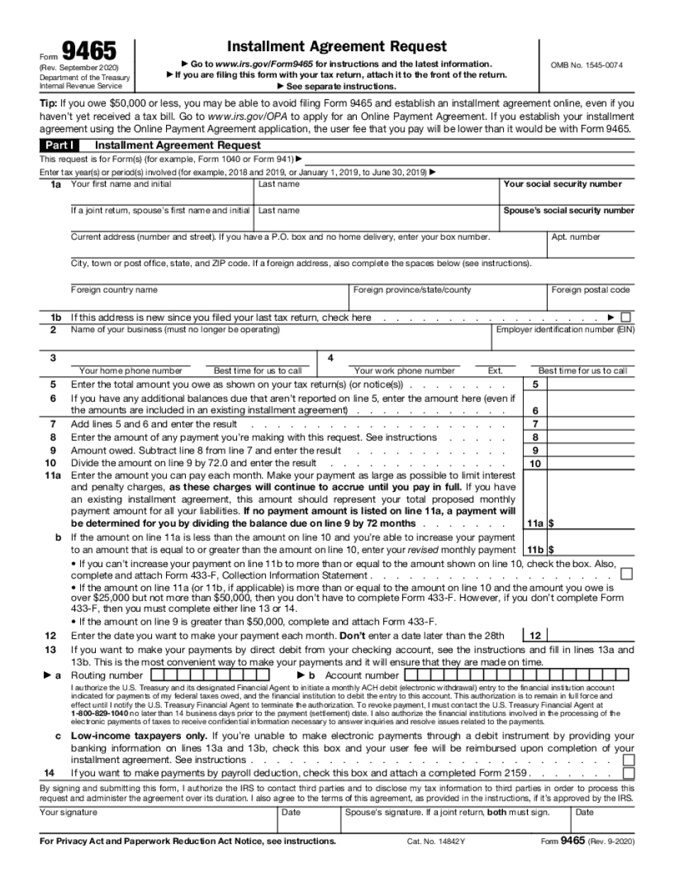 Irs Payment Plan Interest Rate Fill Online Printable Fillable Blank