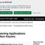 Login Milton Keynes Planning Portal