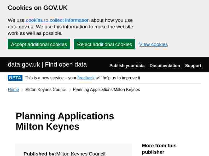 Login Milton Keynes Planning Portal