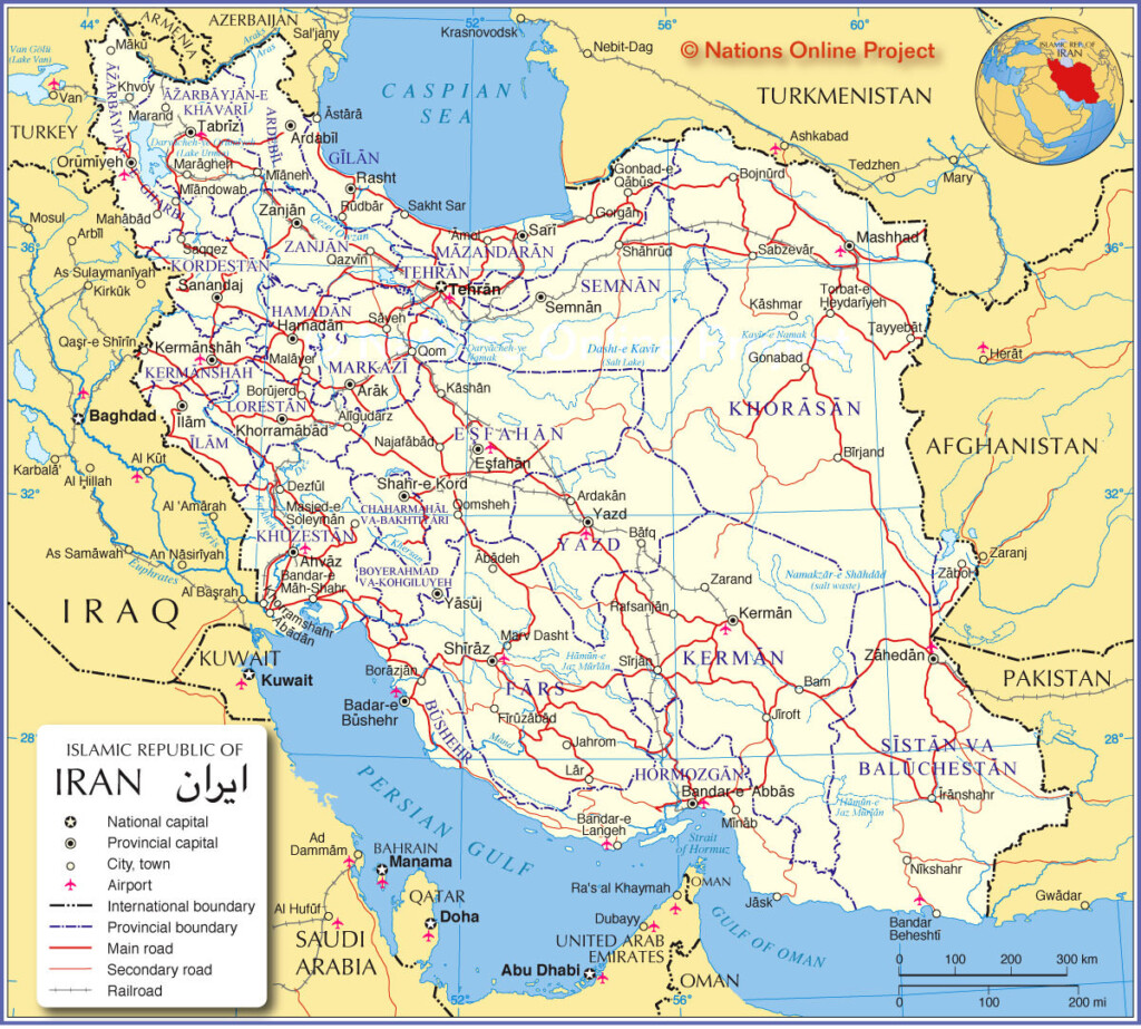 Maps Of Iran