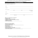 MARC Application Form For PLAN Of Massachusetts And Rhode Island Free