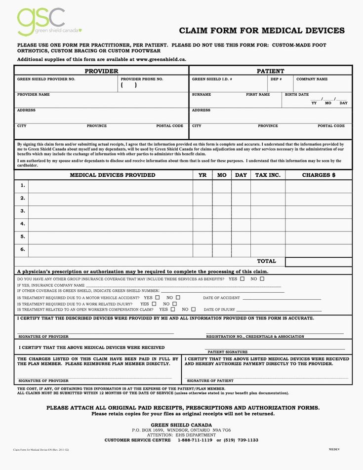 Medical Claim Form Template New Learn All About Medical Claim Form From 