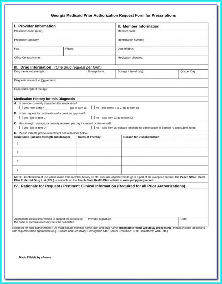 Medicare Part D Medco Prior Authorization Form Printable