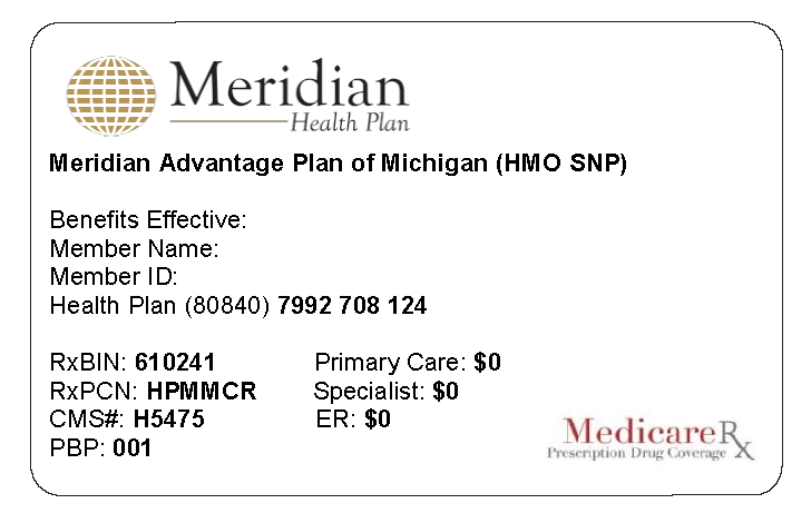 Michigan Information Meridian Health Plan