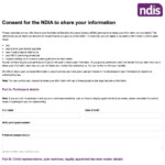 NDIA Information Consent Form Online Form Templates Australia