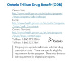 Ontario Trillium Drug Plan Application