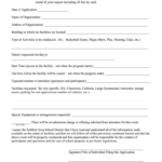 PA Bedford Area School District Application For The Use Of Facilities