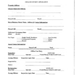 Permits Applications Forms